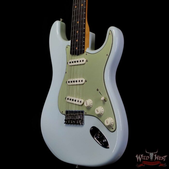 Fender Custom Shop Vintage Custom ‘59 1959 Hardtail Stratocaster Time Capsule Package Faded Aged Sonic Blue 6.90 LBS - Image 2