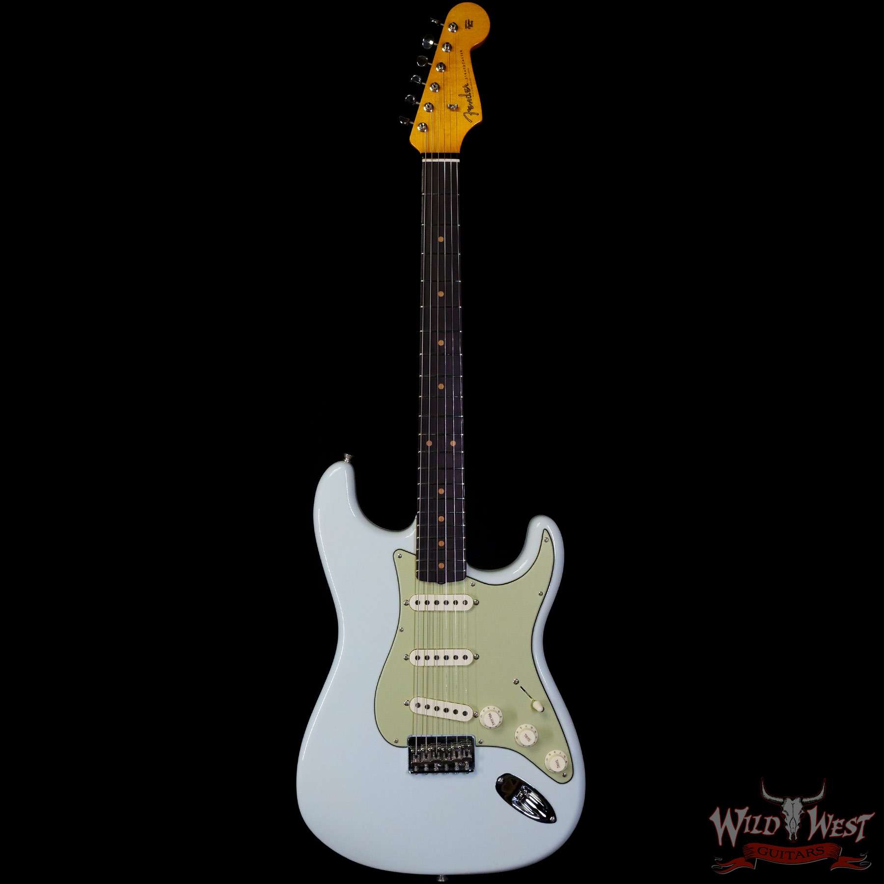 fendercs-r129391-c-2__wwg.jpg Fender Custom Shop Vintage Custom ‘59 1959 Hardtail Stratocaster Time Capsule Package Faded Aged Sonic Blue 6.90 LBS - Image 3