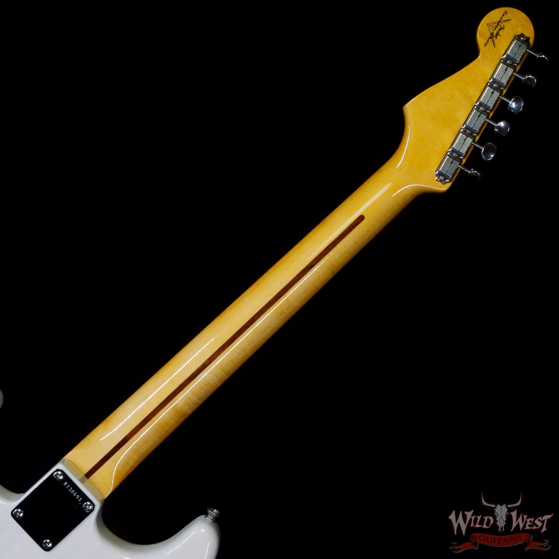 fendercs-r130693-c3__wwg.jpg Fender Custom Shop Vintage Custom ‘55 1955 Hardtail Stratocaster Time Capsule Package Aged White Blonde - Image 5