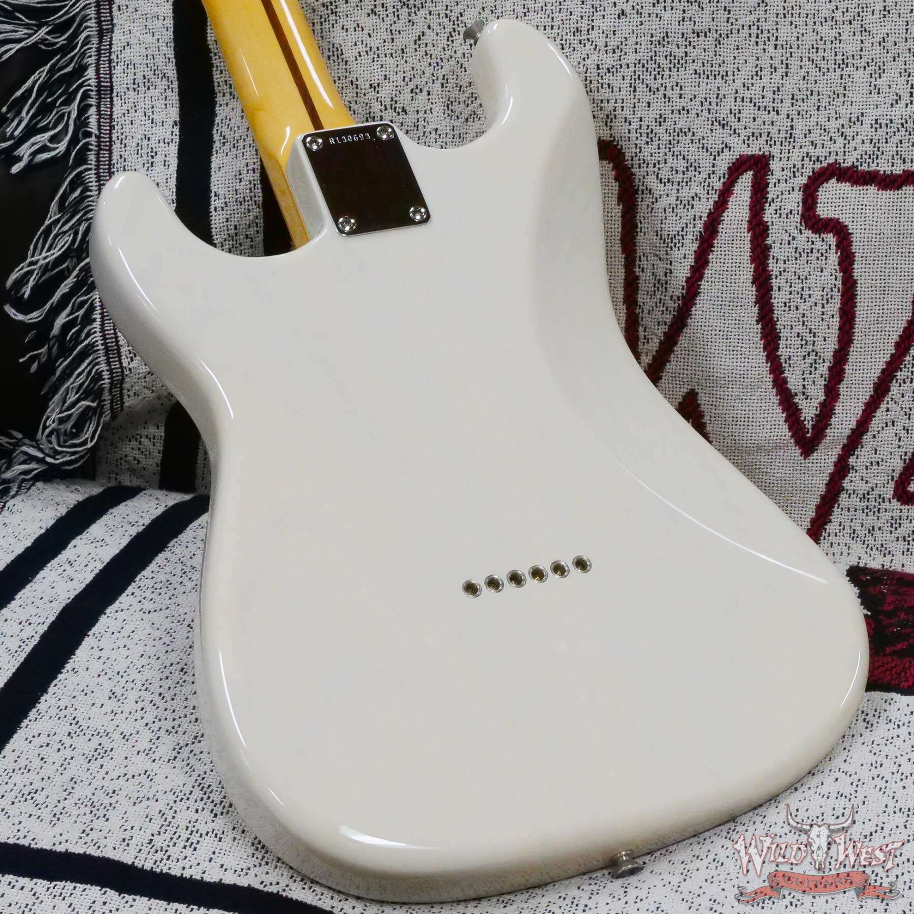 fendercs-r130693-d6__wwg.jpg Fender Custom Shop Vintage Custom ‘55 1955 Hardtail Stratocaster Time Capsule Package Aged White Blonde - Image 11