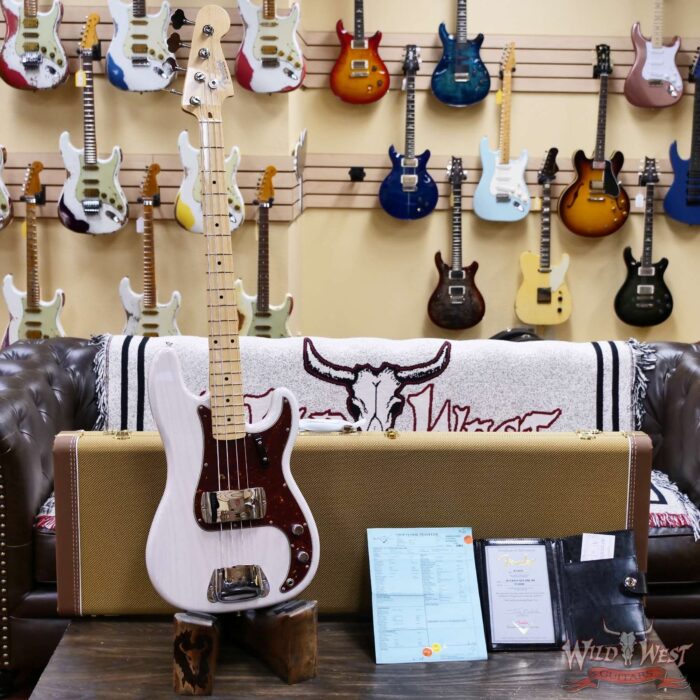 Fender Custom Shop 1959 Precision Bass P-Bass Maple Neck NOS White Blonde 9.15 LBS - Image 6