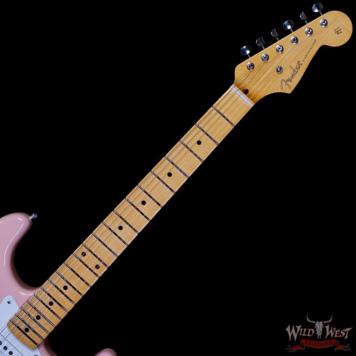Fender Custom Shop Vintage Custom ‘55 1955 Hardtail Stratocaster Time Capsule Package Aged Shell Pink 7.25 Pounds - Image 4