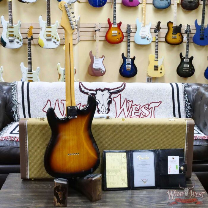 Fender Custom Shop Vintage Custom ‘55 1955 Hardtail Stratocaster Time Capsule Package Aged 2 Tone Sunburst - Image 9