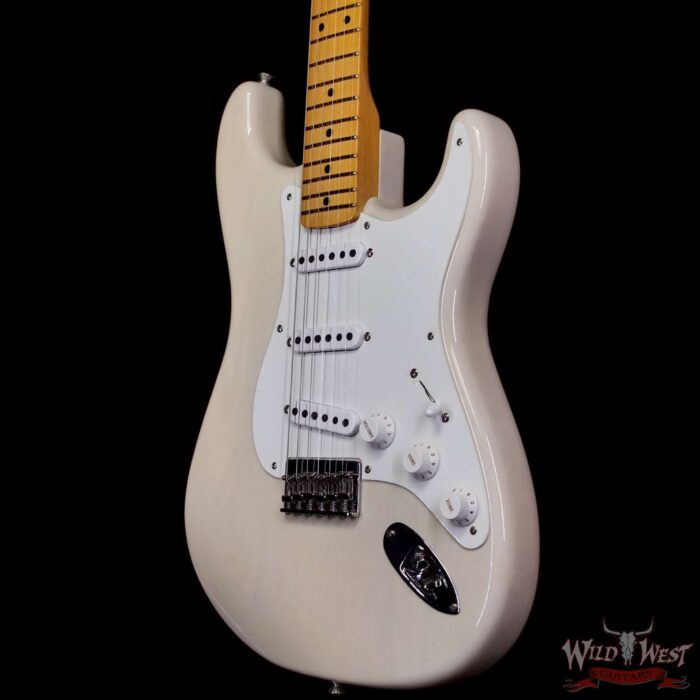 Fender Custom Shop Vintage Custom ‘55 1955 Hardtail Stratocaster Time Capsule Package Aged White Blonde 7.40 LBS - Image 2