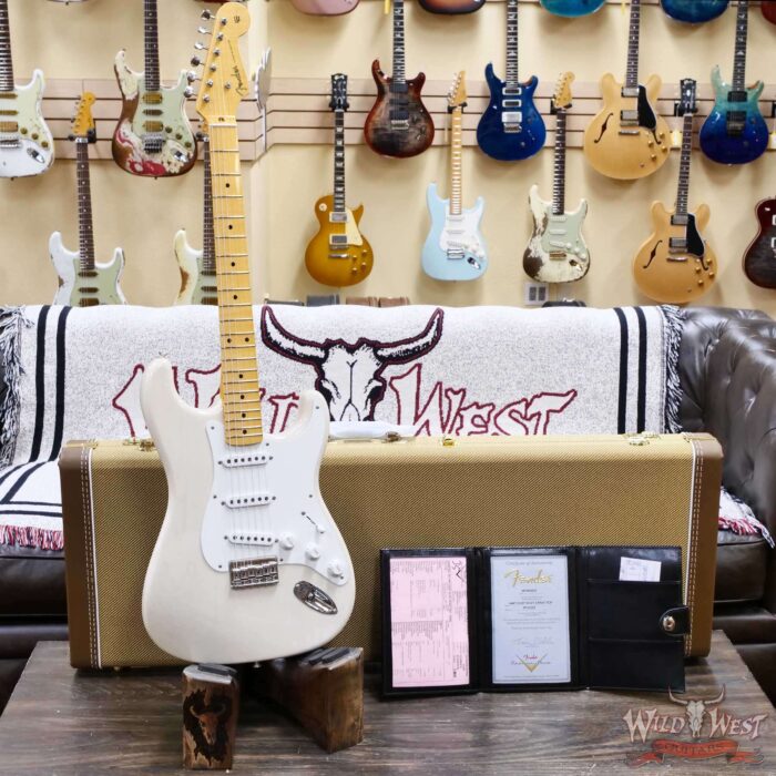 Fender Custom Shop Vintage Custom ‘55 1955 Hardtail Stratocaster Time Capsule Package Aged White Blonde 7.40 LBS - Image 6