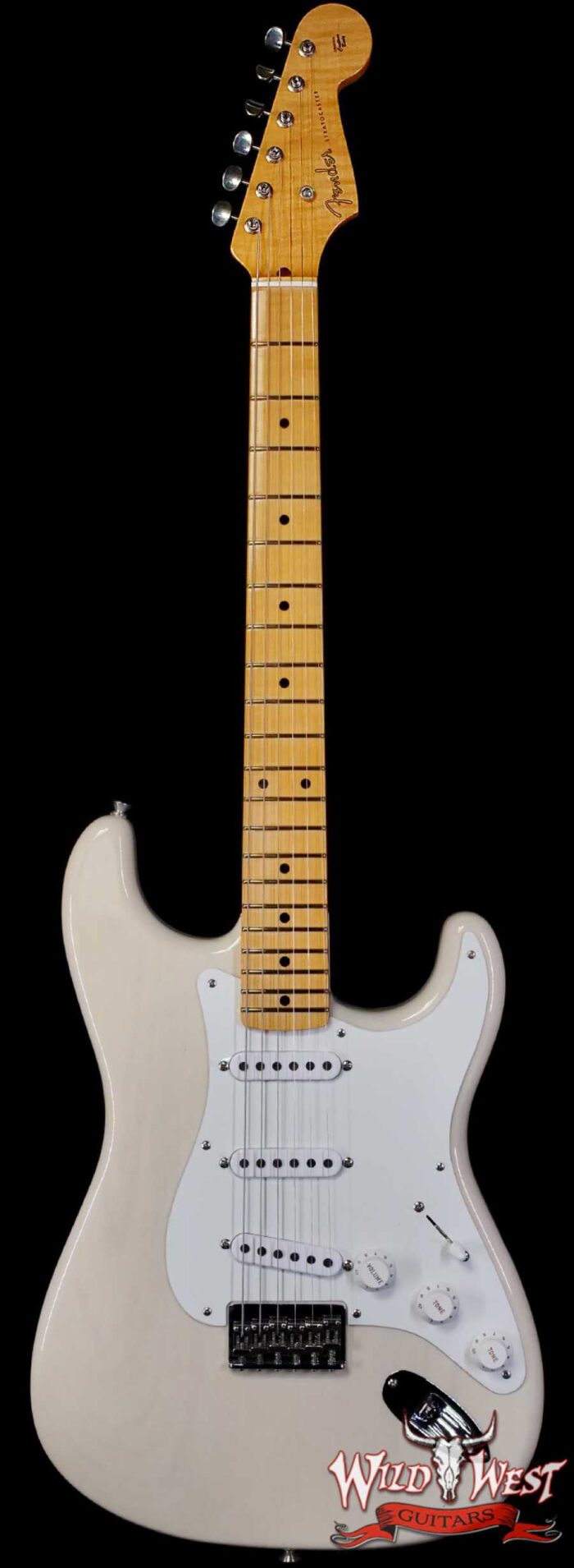Fender Custom Shop Vintage Custom ‘55 1955 Hardtail Stratocaster Time Capsule Package Aged White Blonde 7.40 LBS - Image 1