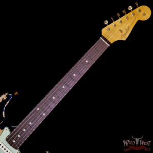 Fender Custom Shop Wild West Guitars 25th Anniversary 1960 Stratocaster Hardtail Madagascar Rosewood Fretboard Heavy Relic Black 7.15 LBS - Image 4