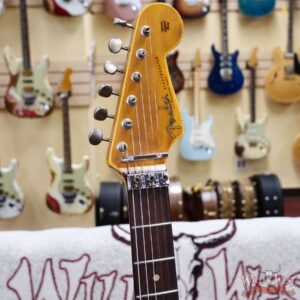 Fender Custom Shop Wild West Black Lightning Stratocaster HSS Floyd Rose Rosewood Board 22 Frets Heavy Relic Candy Apple Red 8.15 LBS - Image 7