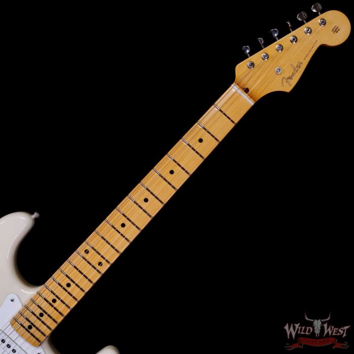 Fender Custom Shop Vintage Custom ‘55 1955 Hardtail Stratocaster Time Capsule Package Aged White Blonde 7.30 Pounds - Image 4