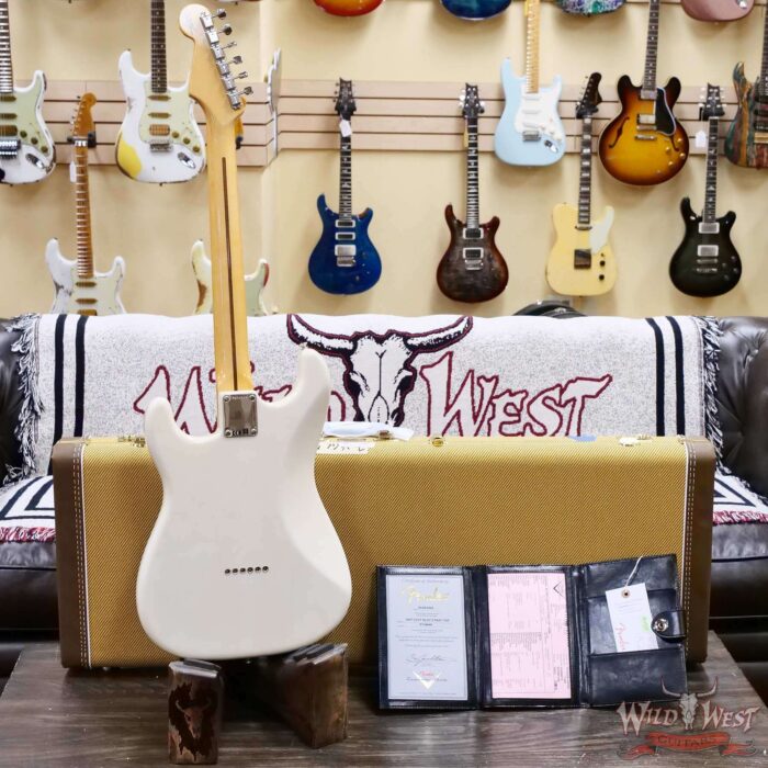 Fender Custom Shop Vintage Custom ‘55 1955 Hardtail Stratocaster Time Capsule Package Aged White Blonde 7.30 Pounds - Image 10