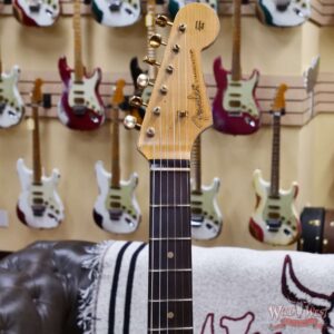 Fender Custom Shop Wild West Guitars 25th Anniversary 1960 Stratocaster Hardtail Madagascar Rosewood Fretboard Heavy Relic Lake Placid Blue 7.15 lbs - Image 7