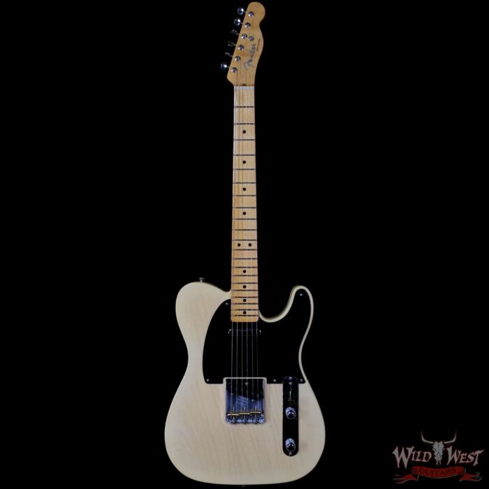 Fender Custom Shop 1952 Telecaster Ash Body Maple Neck Time Capsule TCP Faded Nocaster Blonde 6.85 lbs - Image 3