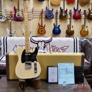 Fender Custom Shop 1952 Telecaster Ash Body Maple Neck Time Capsule TCP Faded Nocaster Blonde 6.85 lbs - Image 6