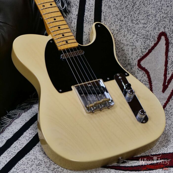 Fender Custom Shop 1952 Telecaster Ash Body Maple Neck Time Capsule TCP Faded Nocaster Blonde 6.85 lbs - Image 8