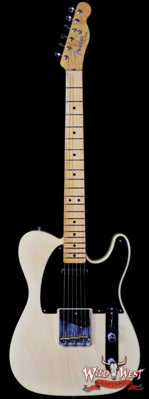 Fender Custom Shop 1952 Telecaster Ash Body Maple Neck Time Capsule TCP Faded Nocaster Blonde 6.85 lbs