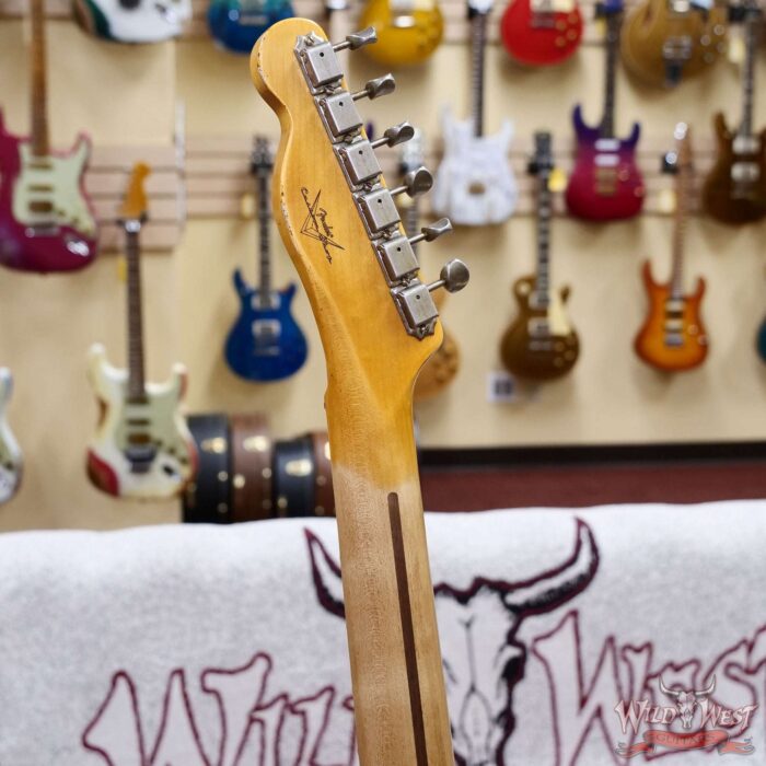 Fender Custom Shop 1951 Nocaster Ash Body Maple Neck Relic Faded Aged Nocaster Blonde 6.75 LBS - Image 12