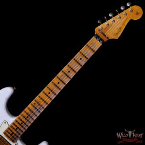 Fender Custom Shop Wild West White Lightning Stratocaster Floyd Rose HSH Maple Fingerboard 22 Frets Heavy Relic 2 Tone Sunburst 8.00 lbs - Image 4