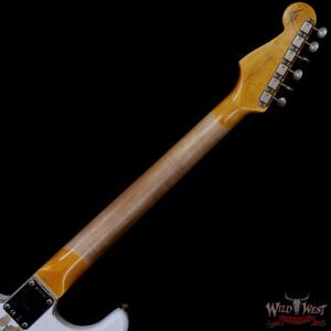 Fender Custom Shop Wild West White Lightning Stratocaster Floyd Rose HSH Maple Fingerboard 22 Frets Heavy Relic 2 Tone Sunburst 8.00 lbs - Image 5