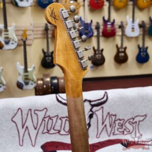 Fender Custom Shop Wild West White Lightning Stratocaster Floyd Rose HSH Maple Fingerboard 22 Frets Heavy Relic 2 Tone Sunburst 8.00 lbs - Image 11