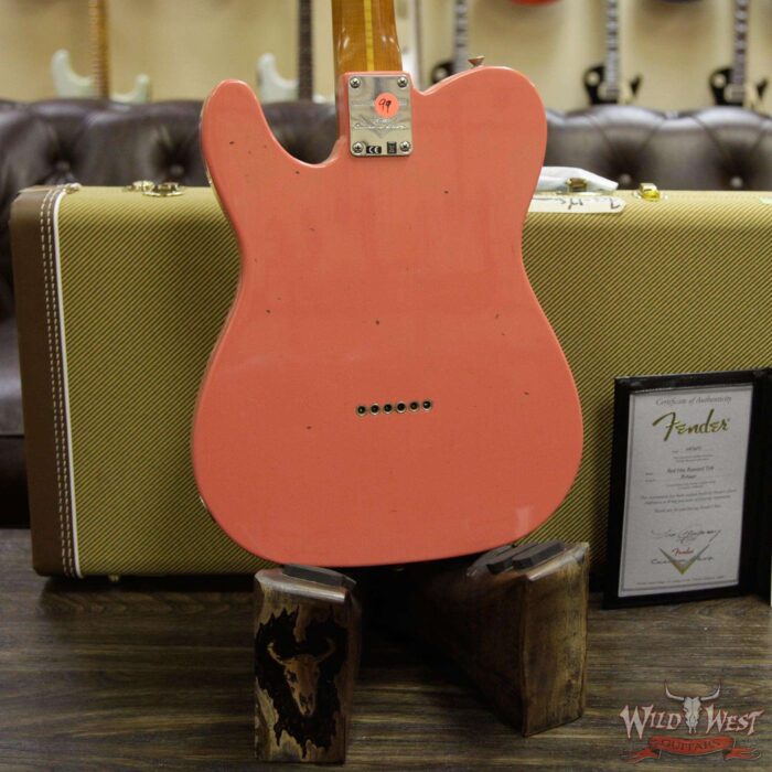 Fender Custom Shop 2017 Summer Event Limited Red Hot Roasted Roasted Telecaster Journeyman Relic Tahitian Coral - Image 9