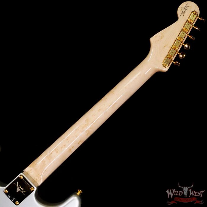 Fender Custom Shop Robert Cray Signature Stratocaster AA Birdseye Maple Neck Hardtail NOS Inca Silver - Image 5