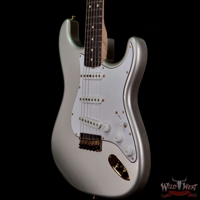 Fender Custom Shop Robert Cray Signature Stratocaster AA Birdseye Maple Neck Hardtail NOS Inca Silver - Image 2
