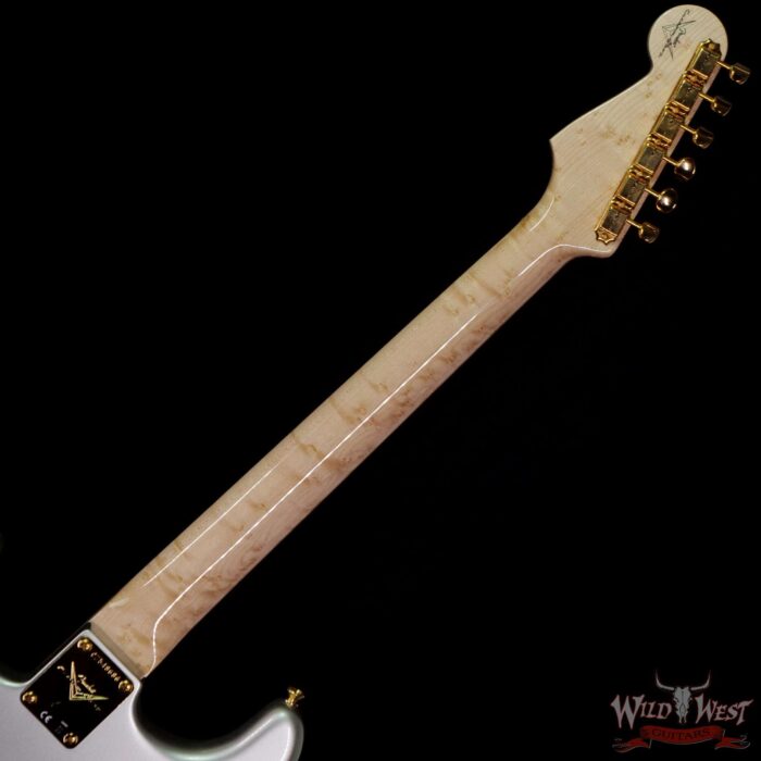 Fender Custom Shop Robert Cray Signature Stratocaster AA Birdseye Maple Neck Hardtail NOS Inca Silver - Image 5