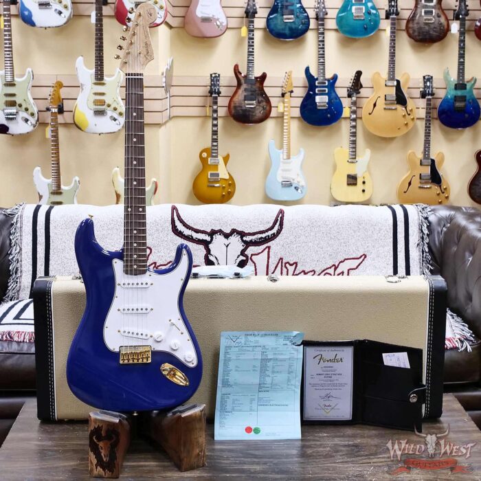 Fender Custom Shop Robert Cray Signature Stratocaster Hardtail AA Birdseye Maple Neck NOS Violet 7.30 LBS - Image 6