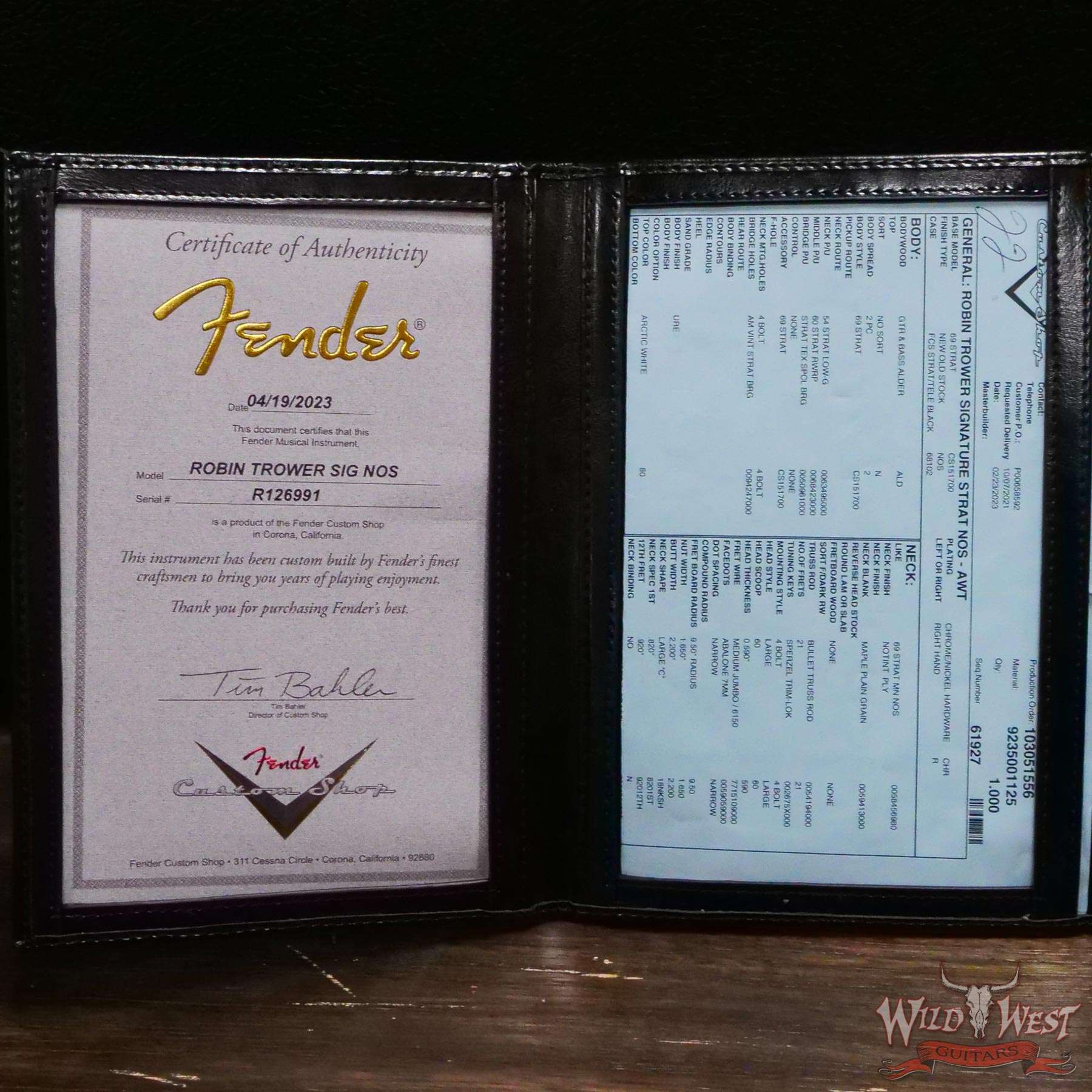 fendercs-robintrower-r126991-d7__wwg.jpg Fender Custom Shop Robin Trower Signature Stratocaster Maple Fingerboard Arctic White - Image 12