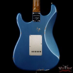 Fender Custom Shop 30th Anniversary LTD 1960 Roasted Stratocaster Relic Aged Lake Placid Blue - Image 6