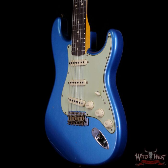2020 Fender Summer Event LTD Custom Shop 1960 Stratocaster Journeyman Relic Dirty Neck Hand-Wound PUs Aged Lake Placid Blue - Image 2