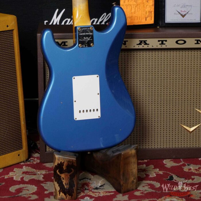 2020 Fender Summer Event LTD Custom Shop 1960 Stratocaster Journeyman Relic Dirty Neck Hand-Wound PUs Aged Lake Placid Blue - Image 11