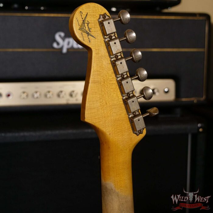 2020 Fender Summer Event LTD Custom Shop 1960 Stratocaster Journeyman Relic Dirty Neck Hand-Wound PUs Aged Lake Placid Blue - Image 10