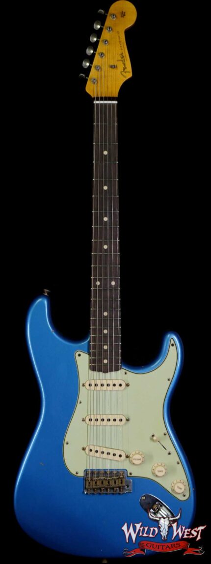 2020 Fender Summer Event LTD Custom Shop 1960 Stratocaster Journeyman Relic Dirty Neck Hand-Wound PUs Aged Lake Placid Blue