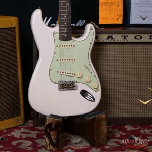 2020 Fender Summer Event LTD Custom Shop 1960 Stratocaster Journeyman Relic Dirty Neck Hand-Wound PUs Super Faded Aged Shell Pink - Image 8
