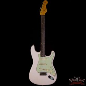 2020 Fender Summer Event LTD Custom Shop 1960 Stratocaster Journeyman Relic Dirty Neck Hand-Wound PUs Super Faded Aged Shell Pink - Image 3