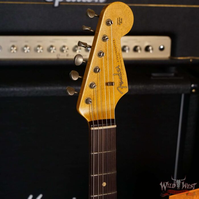 2020 Fender Summer Event LTD Custom Shop 1960 Stratocaster Journeyman Relic Dirty Neck Hand-Wound PUs Super Faded Aged Shell Pink - Image 7