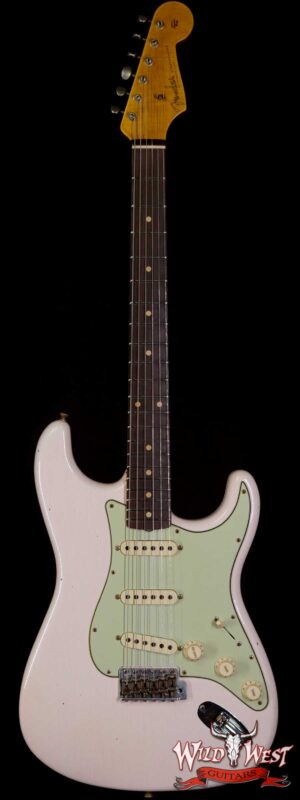2020 Fender Summer Event LTD Custom Shop 1960 Stratocaster Journeyman Relic Dirty Neck Hand-Wound PUs Super Faded Aged Shell Pink