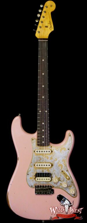 Fender Custom Shop Limited Edition Tyler Bryant “Pinky” Stratocaster HSS Relic Aged Shell Pink