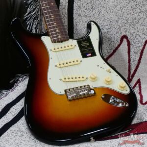 Fender American Vintage II 1961 Stratocaster Rosewood Fingerboard 3-Color Sunburst - Image 6