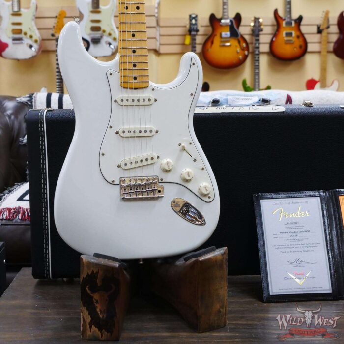 Fender Custom Shop Jimi Hendrix Voodoo Child Signature Stratocaster Maple Fingerboard NOS Olympic White - Image 8