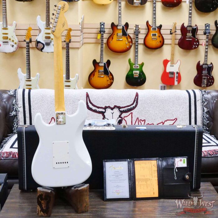 Fender Custom Shop Jimi Hendrix Voodoo Child Signature Stratocaster Maple Fingerboard NOS Olympic White - Image 9