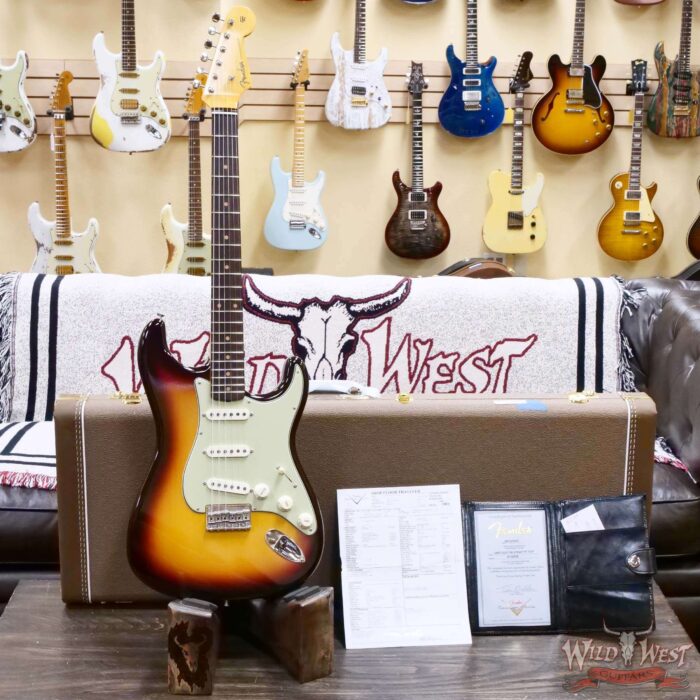 Fender Custom Shop Vintage Custom ‘59 1959 Hardtail Stratocaster Time Capsule Package TCP Chocolate 3-Color Sunburst 7.00 LBS - Image 6