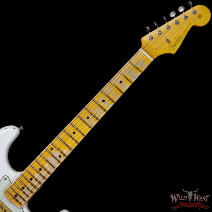 Fender Custom Shop White Lightning 2.0 HSS Stratocaster Heavy Relic Maple Board 21 Frets Torino Red - Image 9