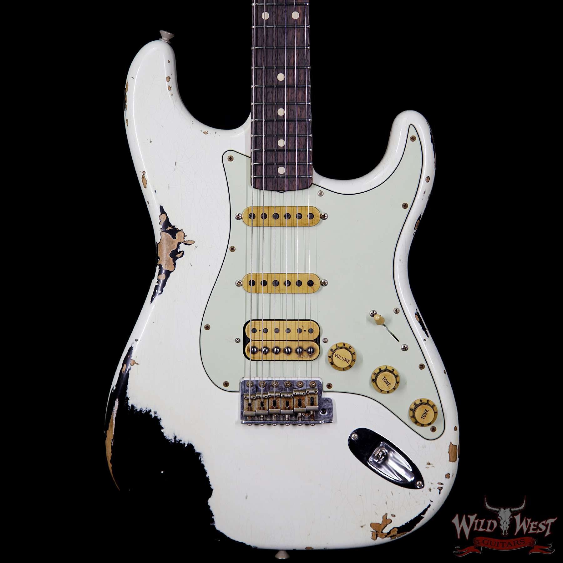 fendercs-whitelightning2-owt-blk-r90015-bf__wwg.jpg Fender Custom Shop White Lightning 2.0 Stratocaster Heavy Relic HSS 21 Frets OWT over Aged Black - Image 3