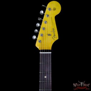Fender Custom Shop White Lightning 2.0 Stratocaster Rosewood Board 21 Frets OWT over Graffiti Yellow - Image 8