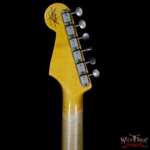 Fender Custom Shop White Lightning FR Stratocaster 21 Frets Heavy Relic OWT Over Graffiti Yellow - Image 10