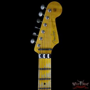 Fender Custom Shop White Lightning FR Stratocaster 21 Frets Heavy Relic OWT Over Graffiti Yellow - Image 8