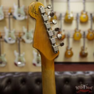 Fender Custom Shop White Lightning Stratocaster Floyd Rose HSS Rosewood Fingerboard 3 Tone Sunburst - Image 9