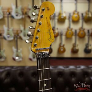 Fender Custom Shop White Lightning Stratocaster Floyd Rose HSS Rosewood Fingerboard 3 Tone Sunburst - Image 7